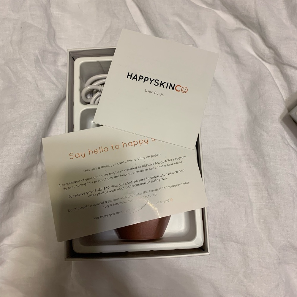 HappySkinCo Home Laser Hair Removal Handheld Set